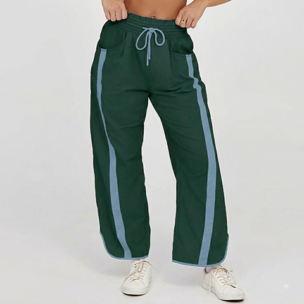 Women's Loose Barrel Pants Quick Dry Lightweight Hiking with Pockets