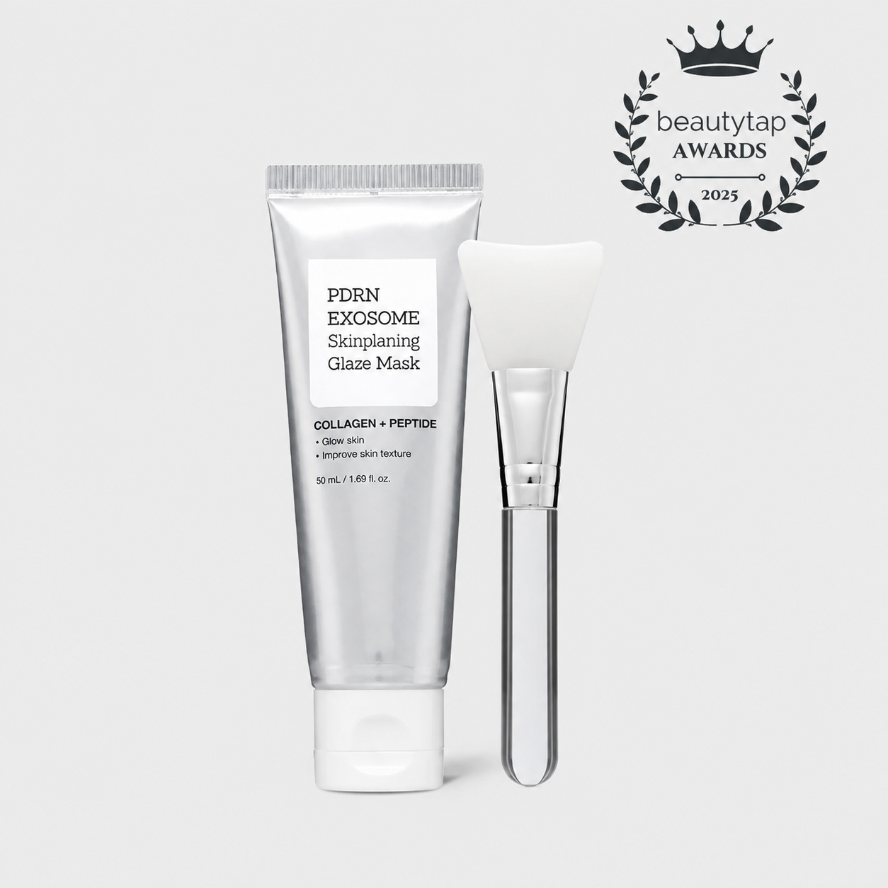 PDRN-Exosome Skinplaning Glaze Mask with Silicone Brush