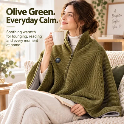 🛋️ Wearable Heated Blanket for Cozy Couch & Desk Comfort 🔥