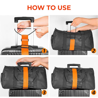 Adjustable Luggage Strap Bungee for Suitcase Handle