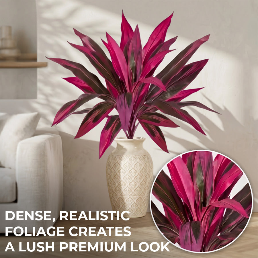 Artificial Boston Fern & Dragon's Blood Tree Plants