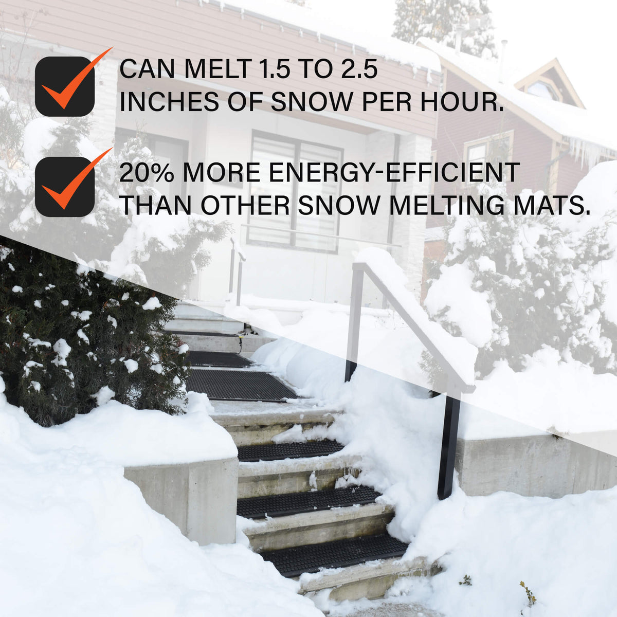 Marssirace Snow Melting Heated Mats