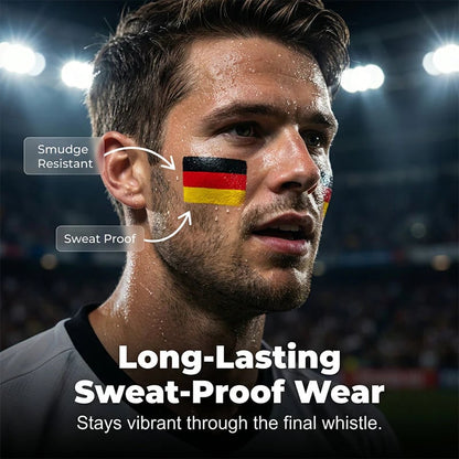 🔥LAST DAY 50% OFF - 🌈✨National Flag Face Paint Stick for Sports Fans