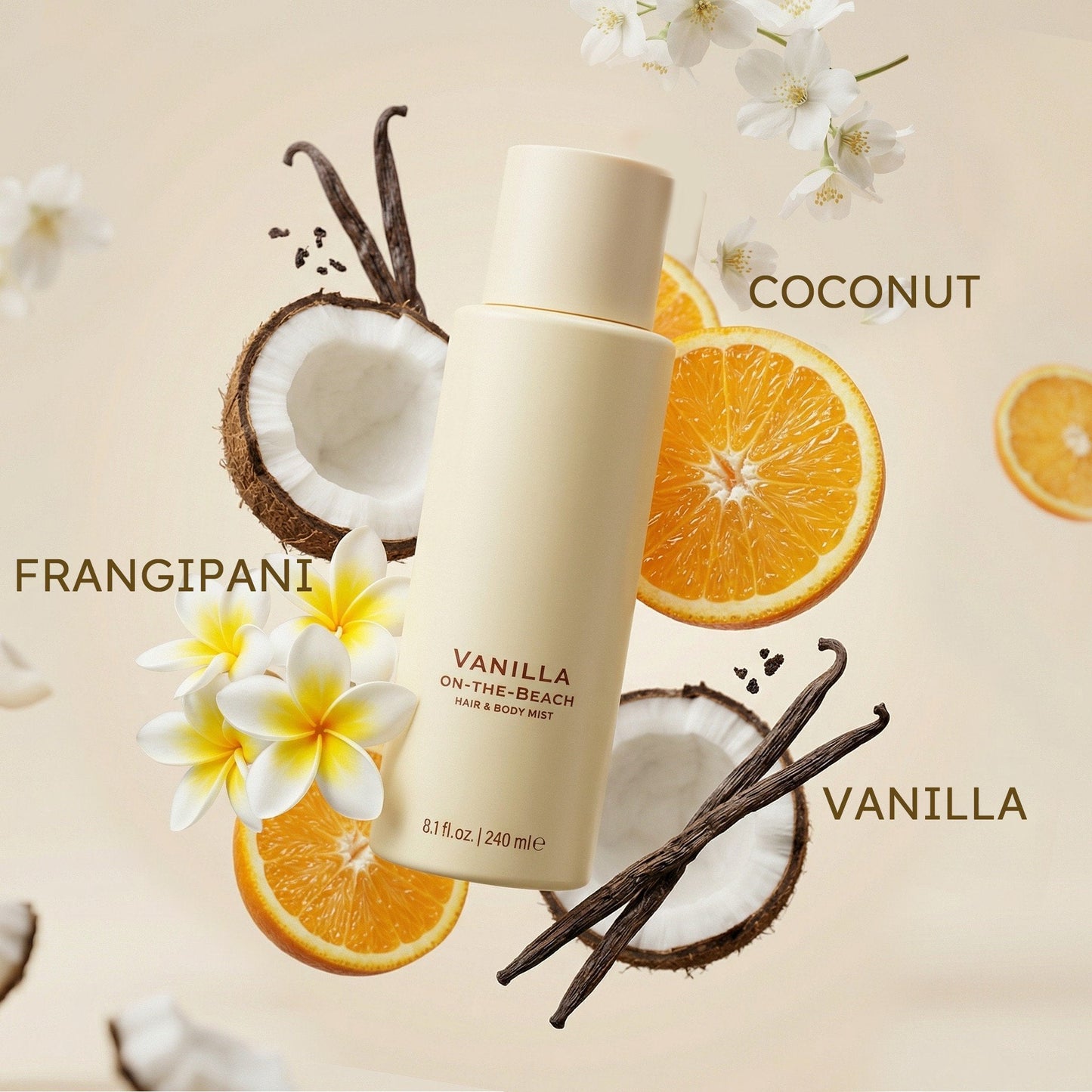 🎁💕 Vanilla on the Beach Hair & Body Mist for Women