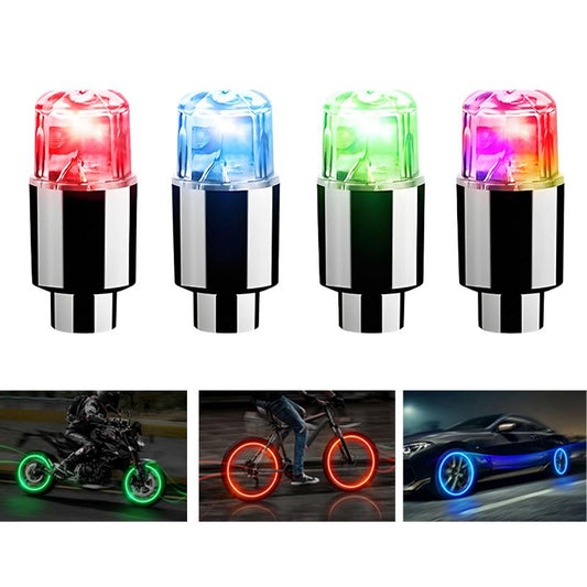 Waterproof LED Tire Valve Cap Light
