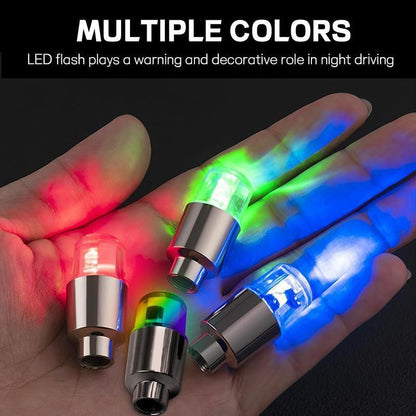 Waterproof LED Tire Valve Cap Light