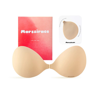 Invisible Sticky Bra Waterproof Sweat Proof Silicone Reusable with Storage Board