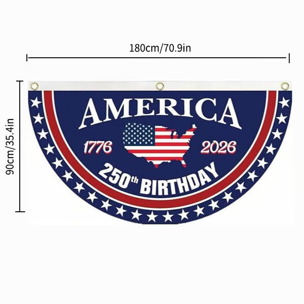 250th Anniversary USA Fan Flag