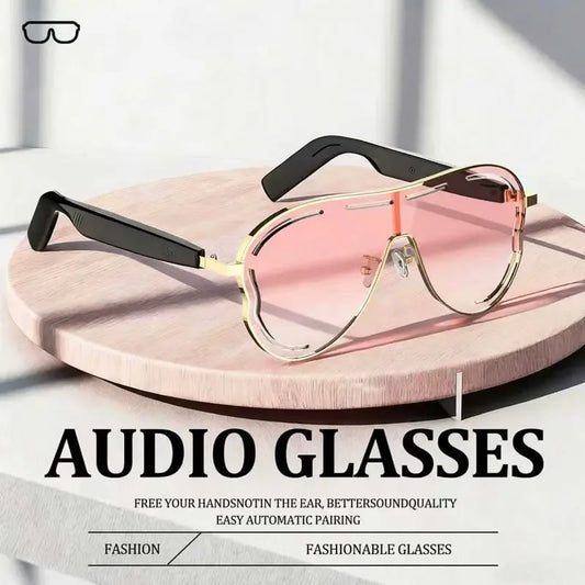 😎 Smart Bluetooth 5.4 Audio Sunglasses – Open-Ear, UV & Blue Light Protection