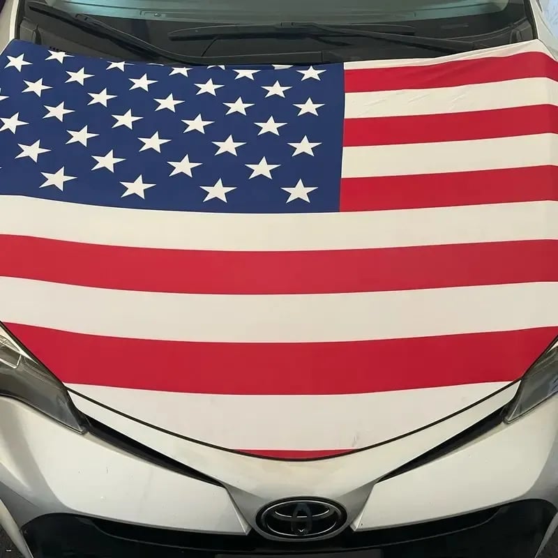 🎉Father's Day Hot Sale 49% OFF🔥American Car Hood Flag🦅[Buy 2 Free Shipping]