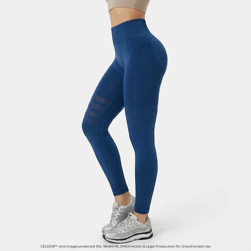 High Waisted And Hip Lifting Yoga Elastic Quick Drying Tight Pants⭐