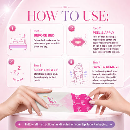 Marssirace lip tape  Hydrating Collagen Mouth Tape