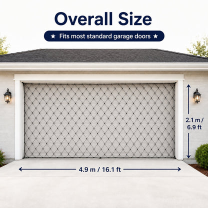 🇺🇸 4th Of July Garage Flag Net Lights📏16.1 ft × 6.9 ft