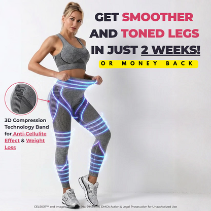High Waisted And Hip Lifting Yoga Elastic Quick Drying Tight Pants⭐