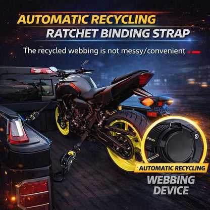 Viralona Auto-Retract Tie-Down Ratchet Straps