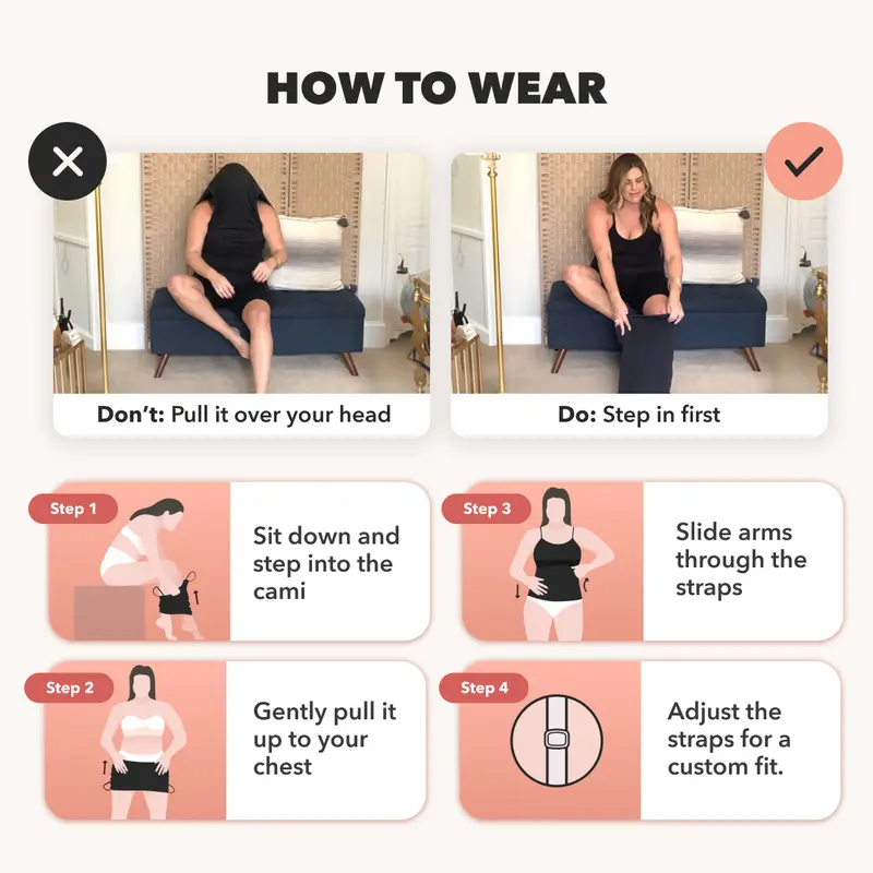 Women's Seamless Shaping Cami Scoop Neck Breathable Comfort