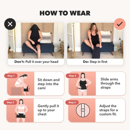 Women's Seamless Shaping Cami Scoop Neck Breathable Comfort