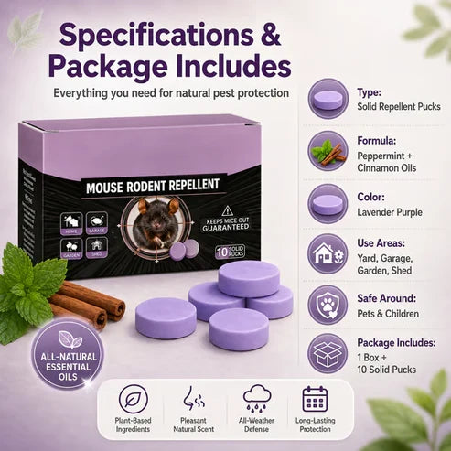🔥12-Pack Rodent Repellent Balls for Home Kitchen Effective Pest Control Solution