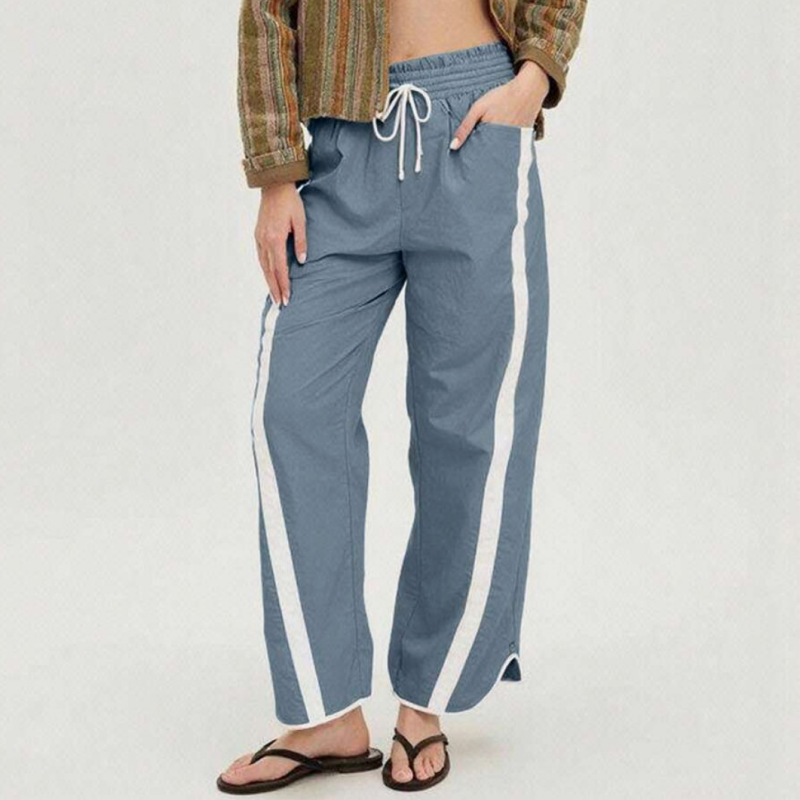 Women's Loose Barrel Pants Quick Dry Lightweight Hiking with Pockets