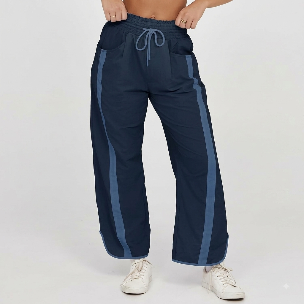 Women's Loose Barrel Pants Quick Dry Lightweight Hiking with Pockets