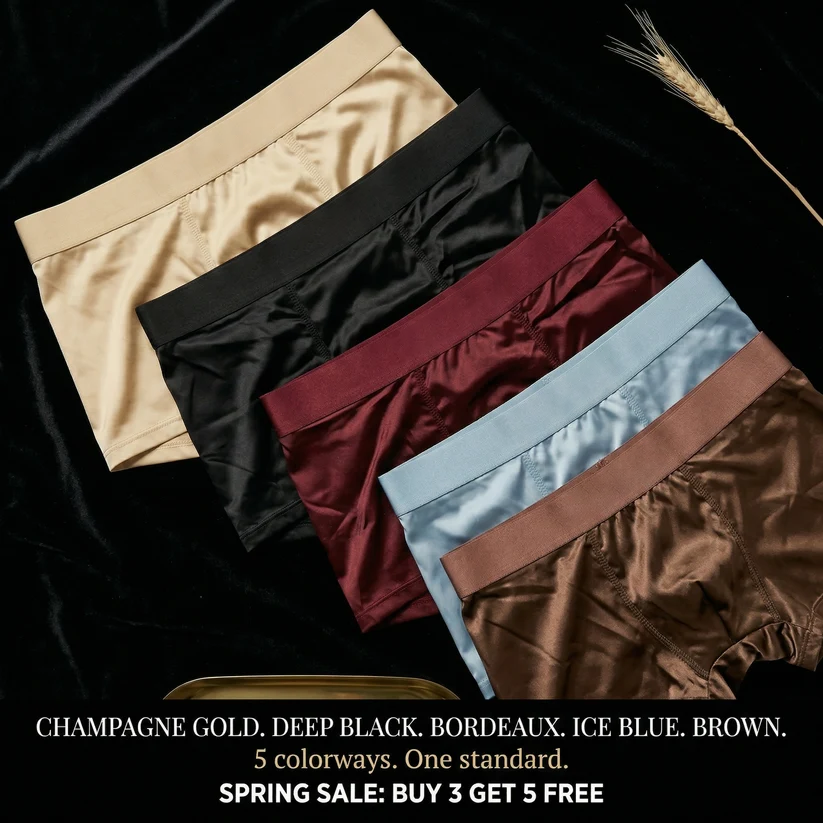 Premium Silk Boxer | All-Day Comfort