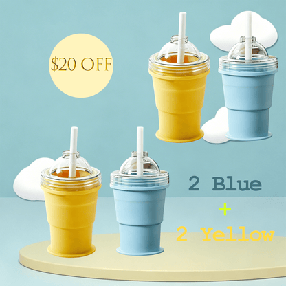 🧊 Foldable Silicone Ice Ball Drink Cup