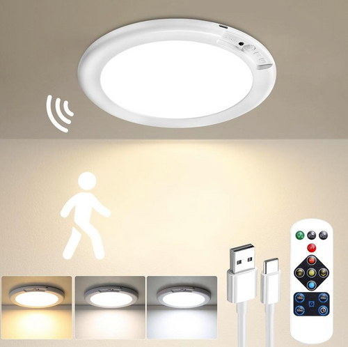 🔥Rechargeable Motion Sensor Ceiling Light with Remote