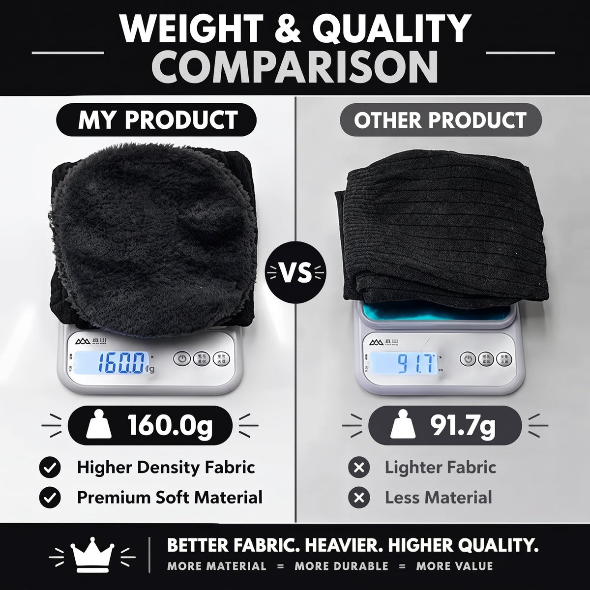 Long Knee Pads for Men and Women, One Size with Thick Wool Lining 🦵