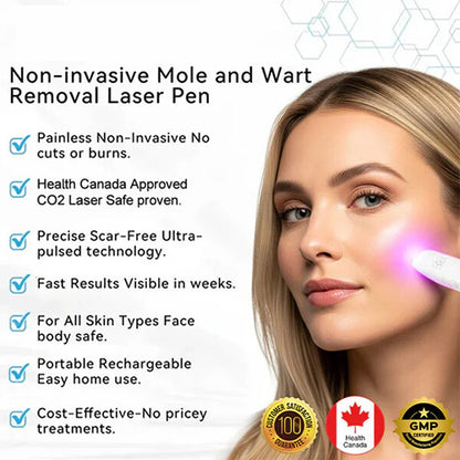 Marssirace All-in-One CO₂ Laser Eraser Pen | Removes Moles, Warts, Skin Flaws & Pigmentation