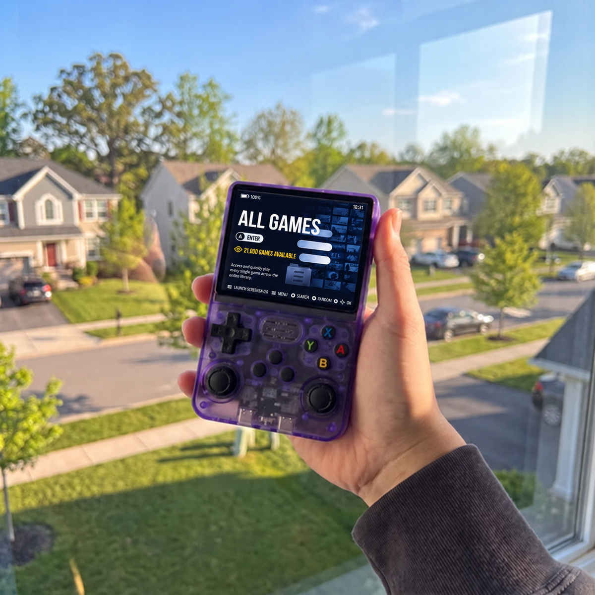 Marssirace Pro 2.0 — R36S Retro Handheld Console