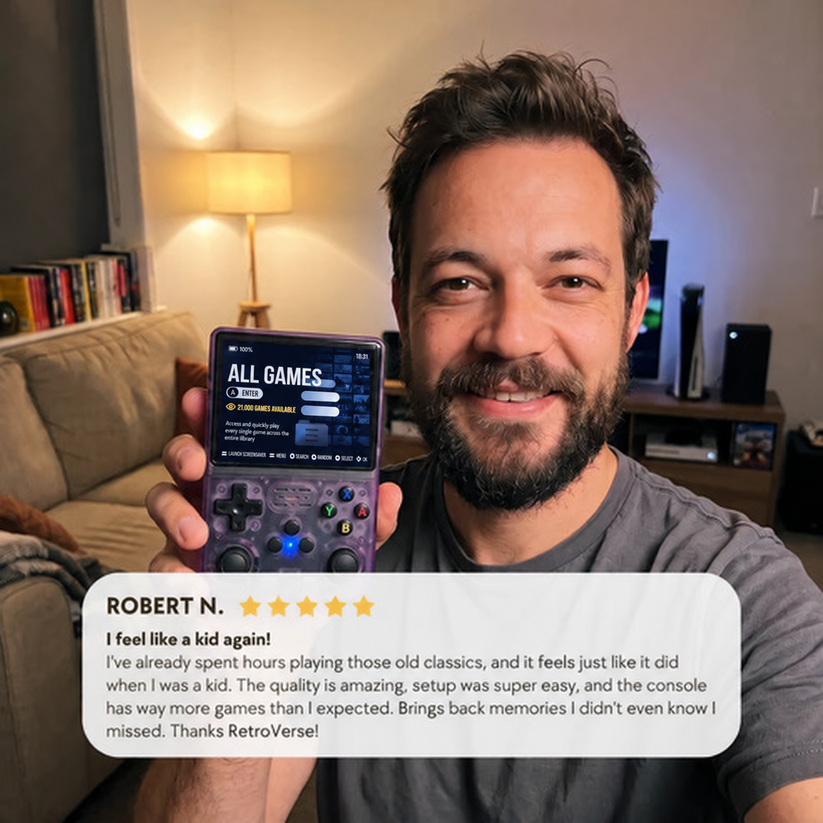 Marssirace Pro 2.0 — R36S Retro Handheld Console