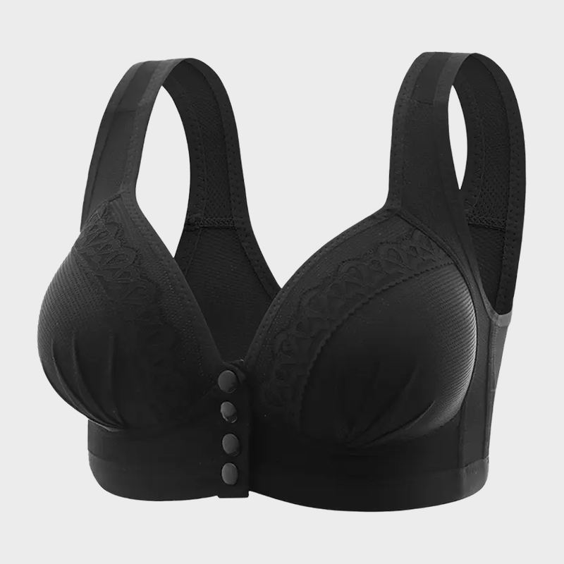 Front Button Breathable Skin-Friendly Cotton Bra