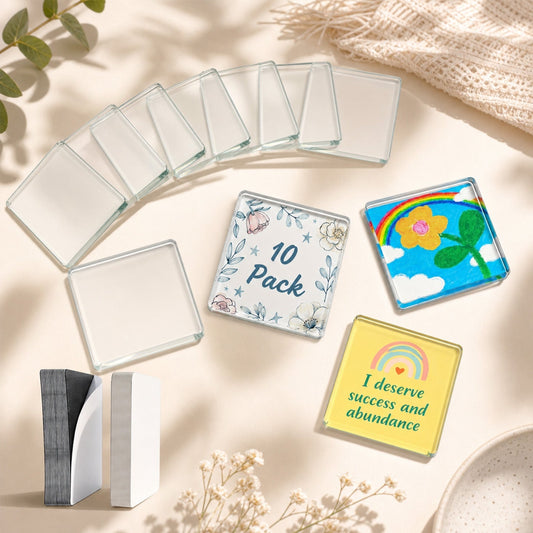 Clear Acrylic Magnetic Fridge Photo Frames