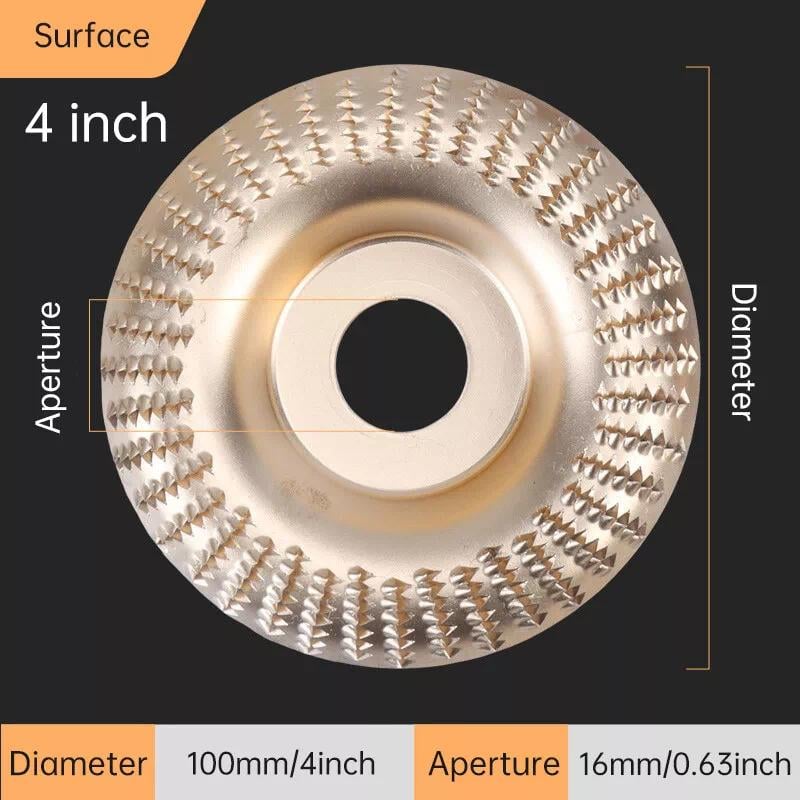 🔥3PCS 4" Wood Carving Grinding Wheels Sanding Disc Accessory for Polishing Tools