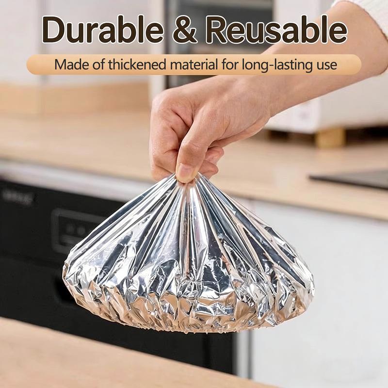 Reusable Aluminum Foil Food Covers