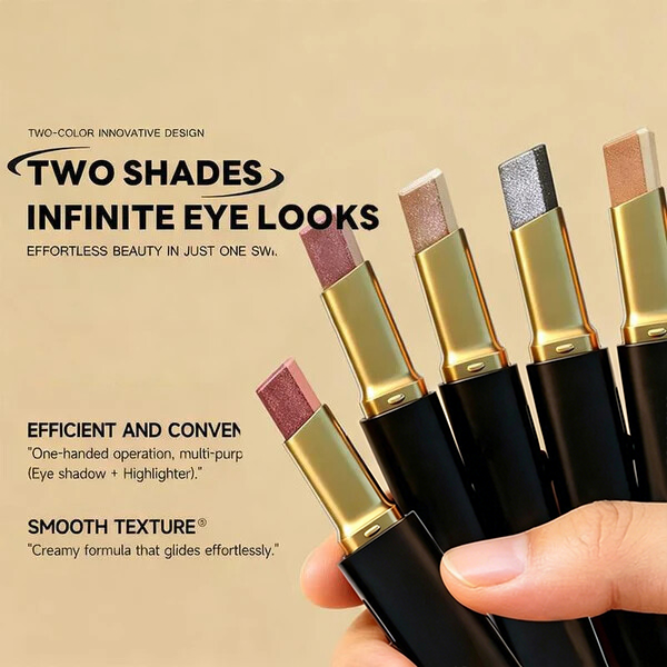 Matte Two Color Eyeshadow Stick