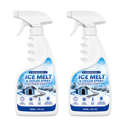 Outdoor De-Icing & Snow Melting Spray – pet-safe, dissolves frost on contact. Clear steps, walkways & patios fast