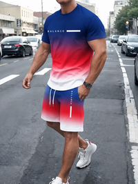 Blue red
