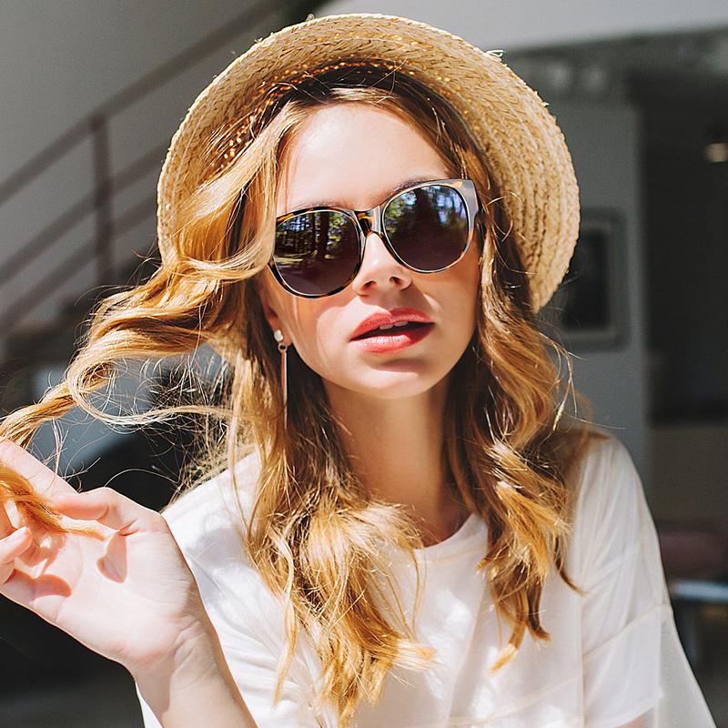 🎉LAST DAY - BUY 1 GET 1 FREE😎2026 New Polarized UV400 Protection Trendy Round Cat-eye Sunglasses 🕶️