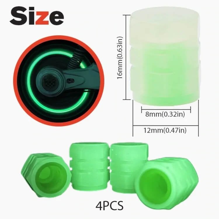 🔥💡Cool Glowing Tire Valve Caps – Instantly Upgrade Your Wheels