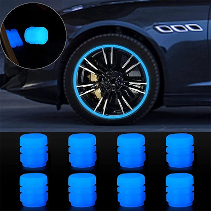 🔥💡Cool Glowing Tire Valve Caps – Instantly Upgrade Your Wheels