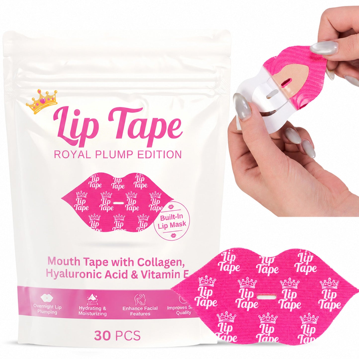 Marssirace lip tape  Hydrating Collagen Mouth Tape