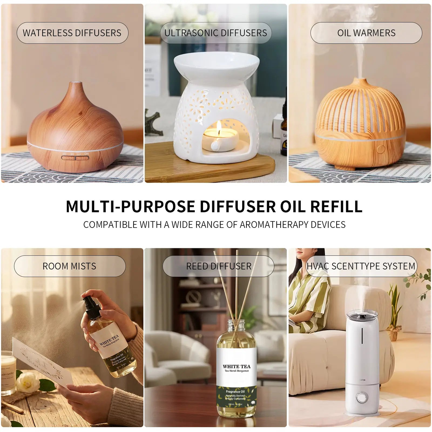 Luxury diffuser oil lifestyle image