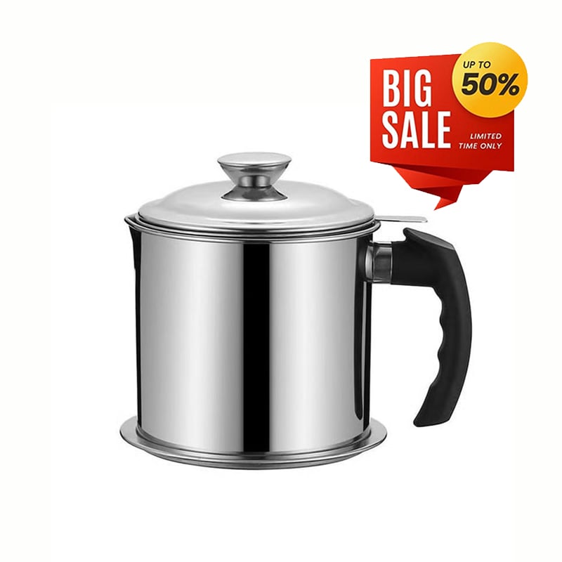 Stainless Steel Oil Strainer Pot