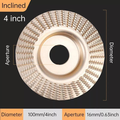 🔥3PCS 4" Wood Carving Grinding Wheels Sanding Disc Accessory for Polishing Tools