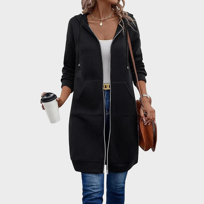 Women Casual Zip up Fleece Hoodies