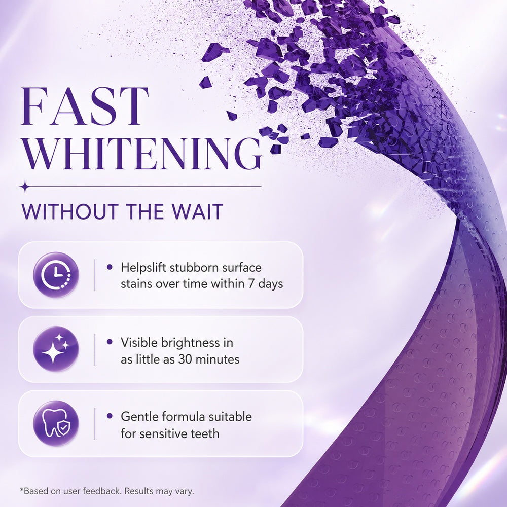 NEW✨ Purple Teeth Whitening Strips