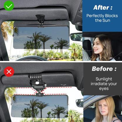Car Sun Visor With Polarized Glare Protection