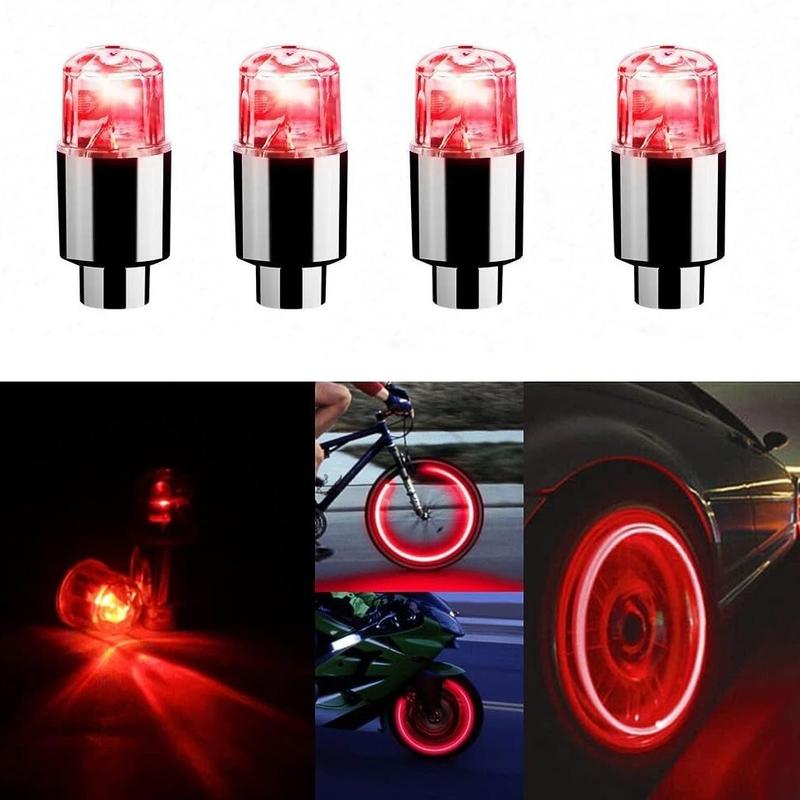 Waterproof LED Tire Valve Cap Light