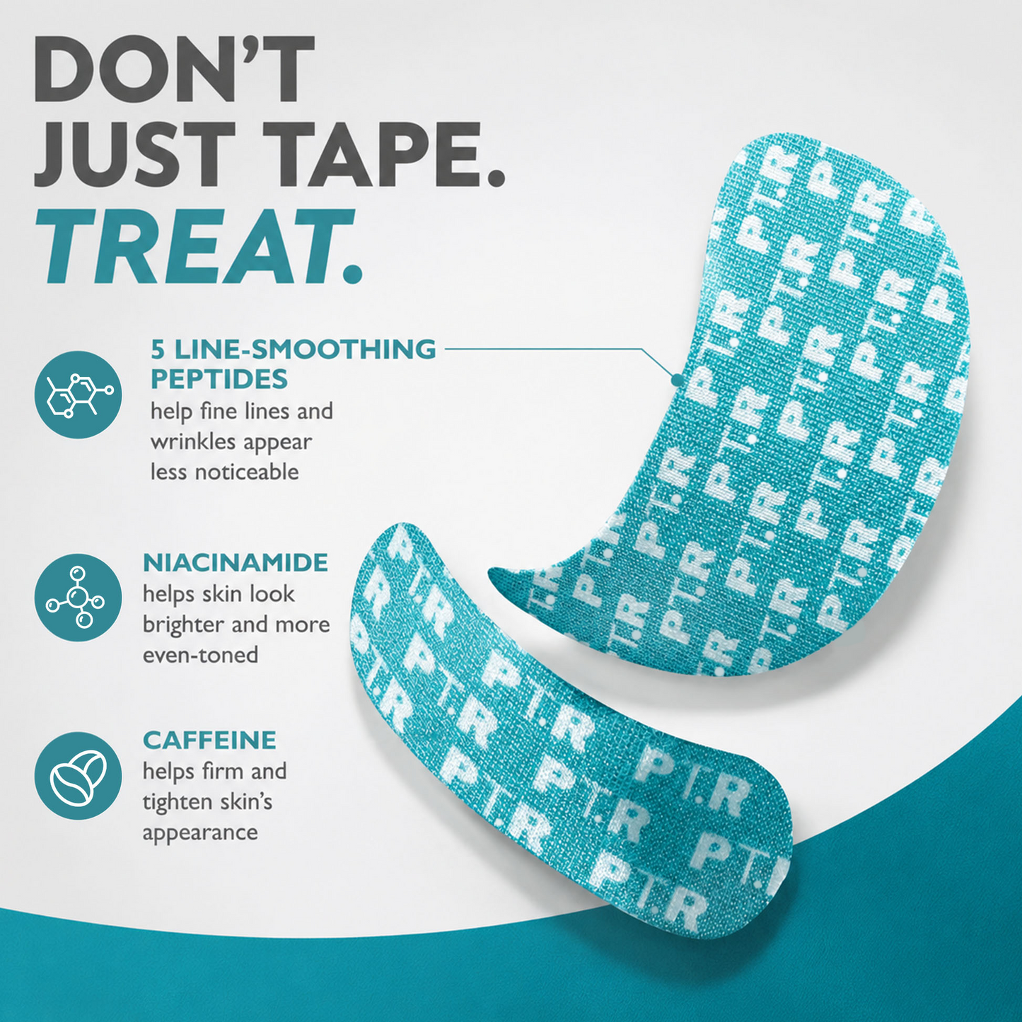 Peptide-Infused Face & Eye Tape